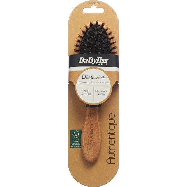 BABYLISS Pneumatische Holzbürste 100% Wildschwein - COSMONDO