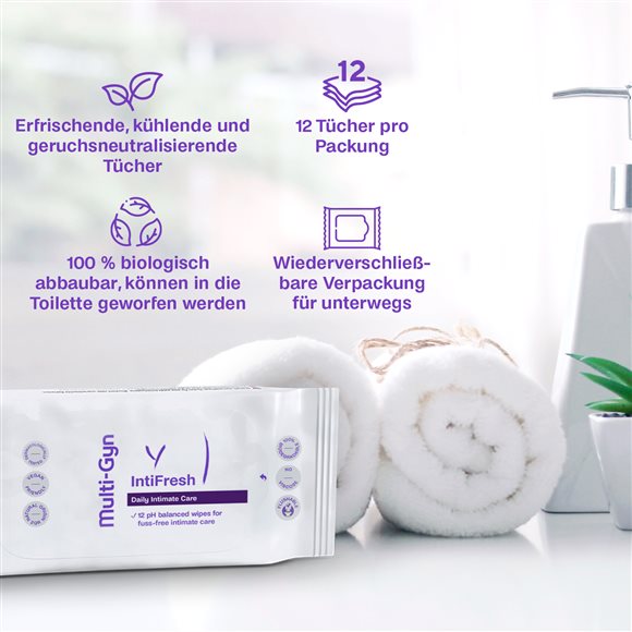 Multi-Gyn IntiFresh Intimpflegetücher - COSMONDO
