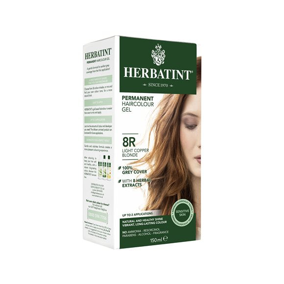 HERBATINT Haarfärbegel 8R Hell Kupferblond - COSMONDO