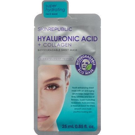 SKIN REPUBLIC Hyaluron Acid Collag Face Mask - COSMONDO