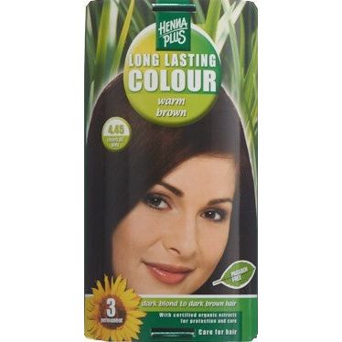 HENNA PLUS Long Last Colour warm brown 4.45 - COSMONDO