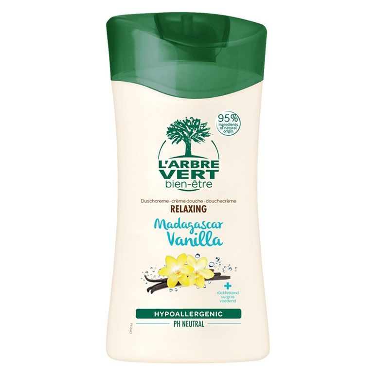 L'ARBRE VERT Öko Duschcreme Vanille d/f - COSMONDO