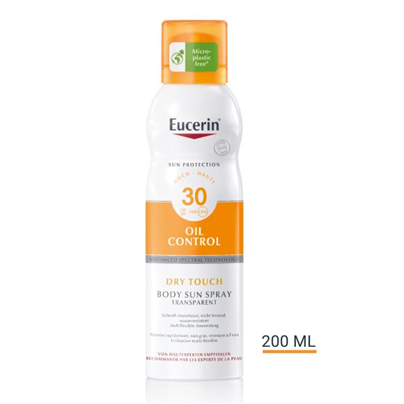 Eucerin SUN Body Spray Oil Contr Dry Touch LSF30  - COSMONDO