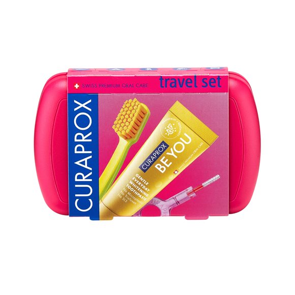 CURAPROX Travel Set magenta - COSMONDO