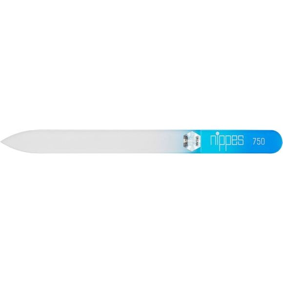 NIPPES Glasnagelfeile im Etui 14cm gelb viole blau - COSMONDO