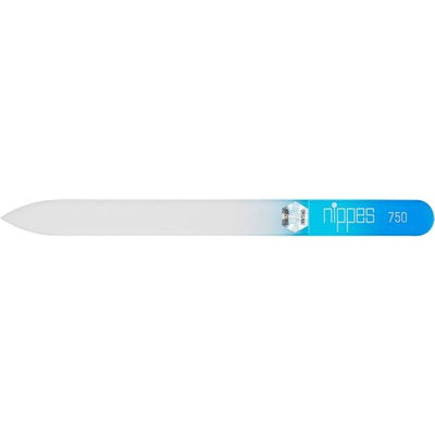 NIPPES Glasnagelfeile im Etui 14cm gelb viole blau - COSMONDO