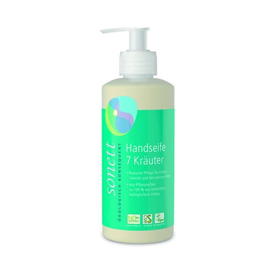 SONETT Handseife 7 Kräuter Pumpspender - COSMONDO