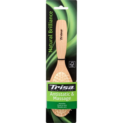 TRISA Natural Brilliance Gummibürste Holzstifte - COSMONDO
