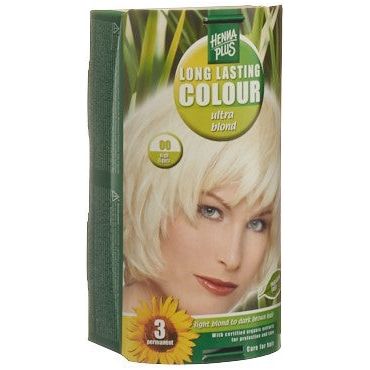 HENNA PLUS Long Last Colour 00 ultra blond - COSMONDO