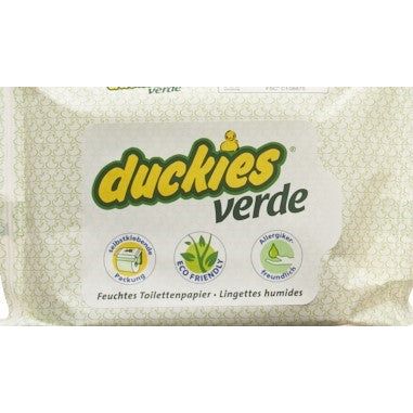 DUCKIES Verde feuchtes WC-Papier