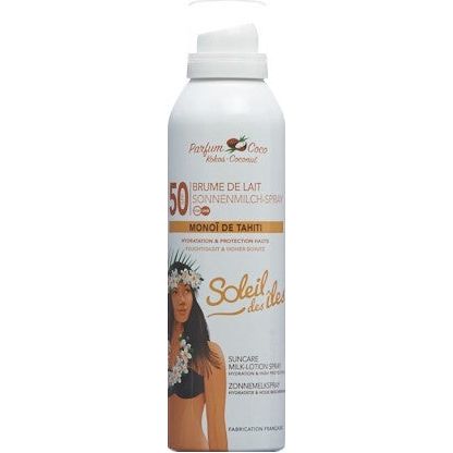 SOLEIL DES ÎLES Milch Sprühnebel SPF50 Koko - COSMONDO