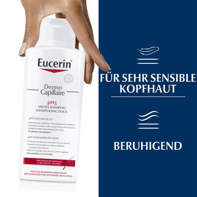 Eucerin DermoCapillaire ph5 Shampoo mild  - COSMONDO