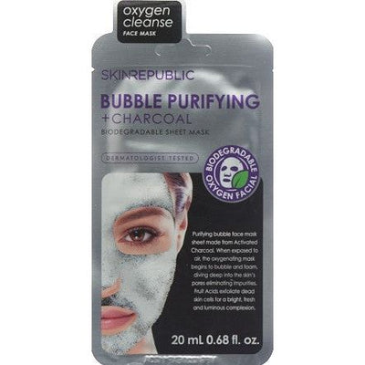 SKIN REPUBLIC Bubble Purify Charco Face Mask - COSMONDO