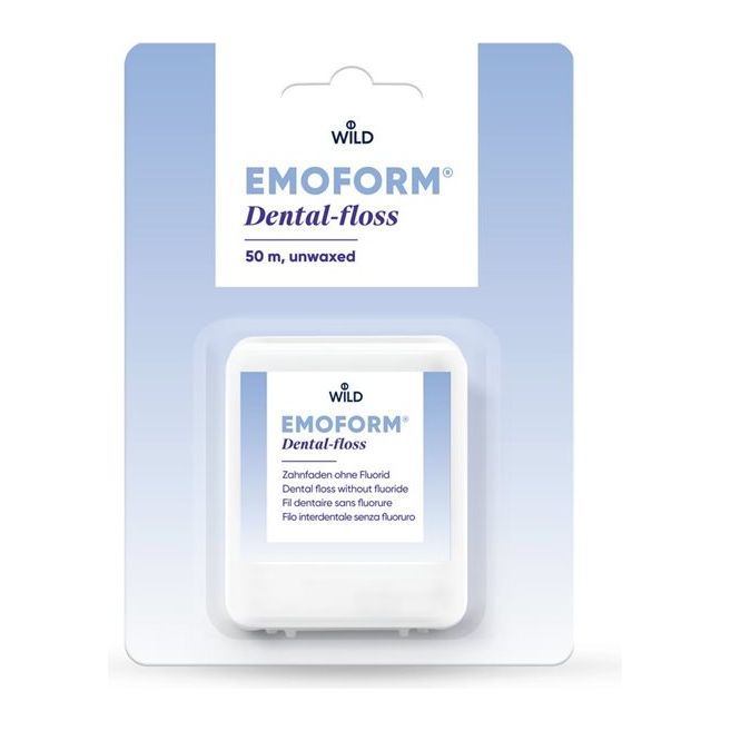 EMOFORM Zahnfaden ungewachst 50m - COSMONDO