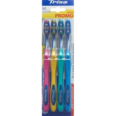 TRISA Flexible Head Zahnbürste Quattro medium - COSMONDO