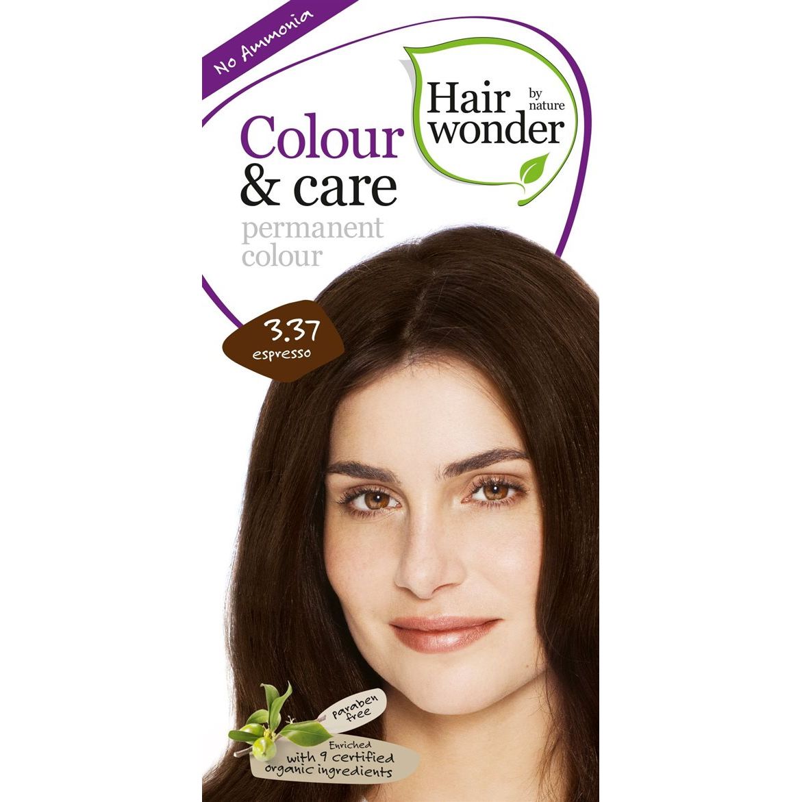 HENNA Hairwonder Colour & Care 3.37 espresso braun - COSMONDO