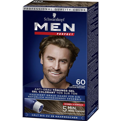 MEN PERFECT Tönung 60 Natur Mittelbraun - COSMONDO