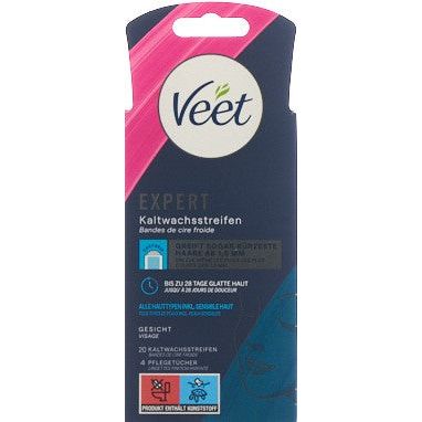 VEET EXPERT Kaltwachsstreifen Gesicht - COSMONDO