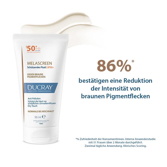 DUCRAY MELASCREEN Anti-Pigmentflecken Fluid SPF50+ - COSMONDO