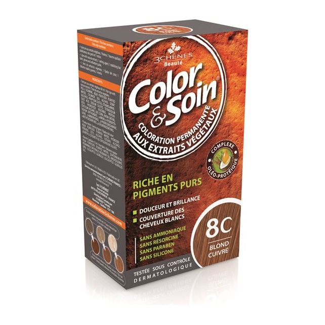 COLOR ET SOIN Coloration blond acajou 7M - COSMONDO