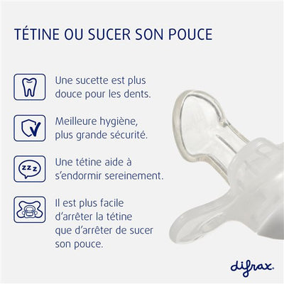DIFRAX Nuggi dental 18+M Silikon - COSMONDO