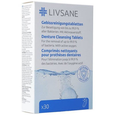 LIVSANE Gebissreinigungstabletten - COSMONDO