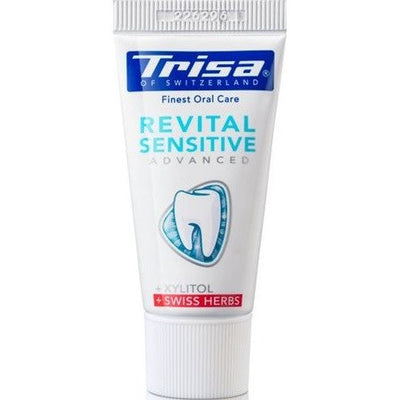 Trisa Zahnpasta Revital Sensitive Swiss Herbs - COSMONDO
