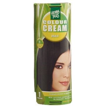 HENNA PLUS Colour Cream 1 schwarz - COSMONDO