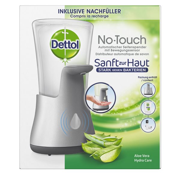 DETTOL No-Touch Starter-Set silb Aloe Vera - COSMONDO