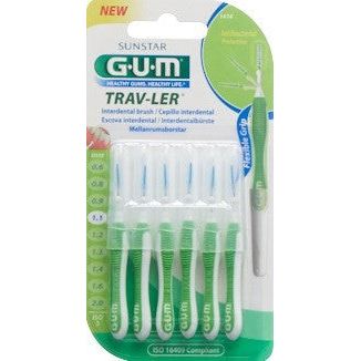 GUM Trav-Ler 1.1mm ISO 3 conic grün - COSMONDO