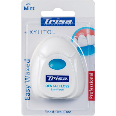 TRISA Zahnseide Easy Waxed 40m mint Xylitol - COSMONDO