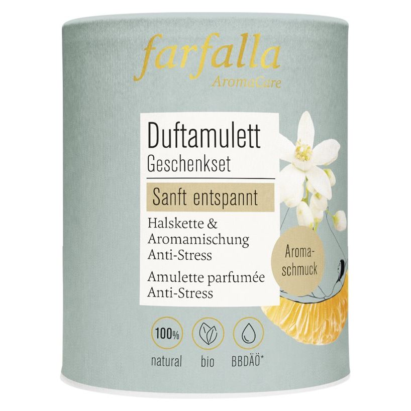 FARFALLA Geschenkset Duftamulett sanft entspannt - COSMONDO