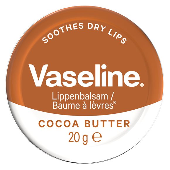 VASELINE Lip Care Tin Cocoa Butter - COSMONDO