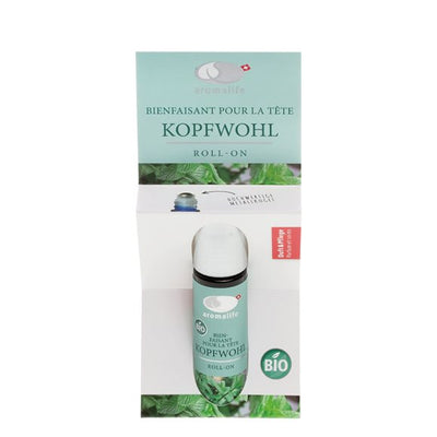 AROMALIFE Kopfwohl Roll on Pfefferminze - COSMONDO
