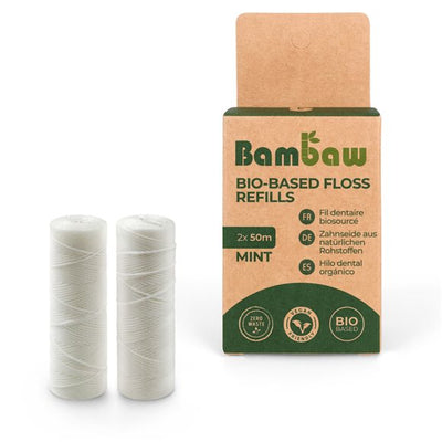 BAMBAW Zahnseide 50m PLA-Maisstärke Refill - COSMONDO