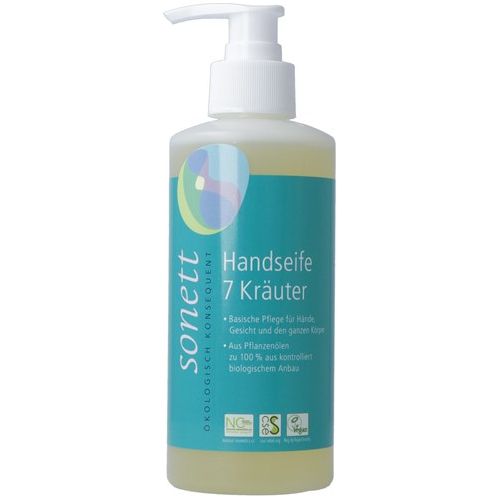 SONETT Handseife 7 Kräuter Pumpspender - COSMONDO