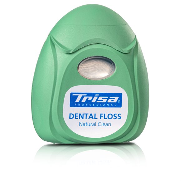 TRISA Natural Clean Zahnseide 40m mint - COSMONDO