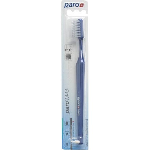 PARO Zahnbürste M43 medium 4-reihig mit Interspace - COSMONDO