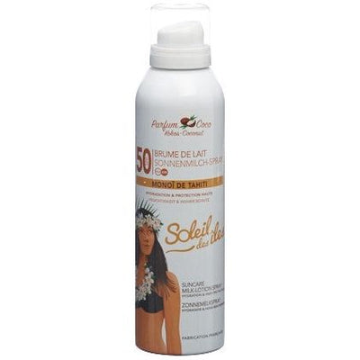 SOLEIL DES ÎLES Milch Sprühnebel SPF50 Koko