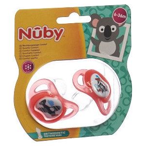 NUBY Nuggi Prisma orthodontisch 6-36 Monate - COSMONDO