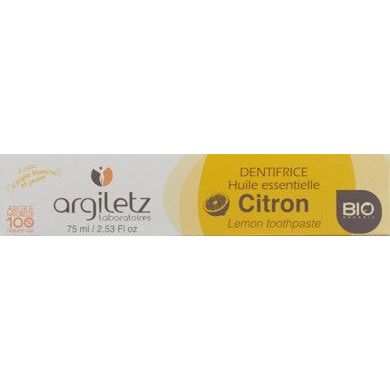 ARGILETZ Zahnpasta Zitrone Bio - COSMONDO